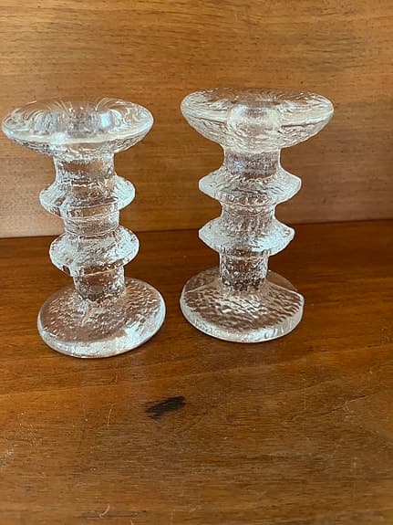 Iittala ljusstakar i glas