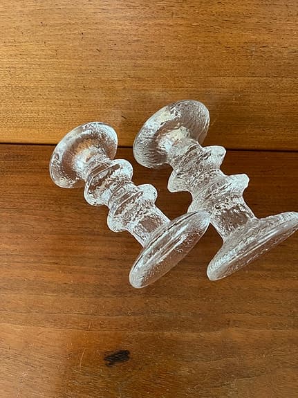 Iittala ljusstakar i glas