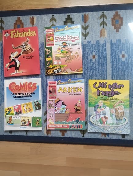 Seriealbum paket – Knasen, Fantomen, Hälge, Hagbard m.fl.