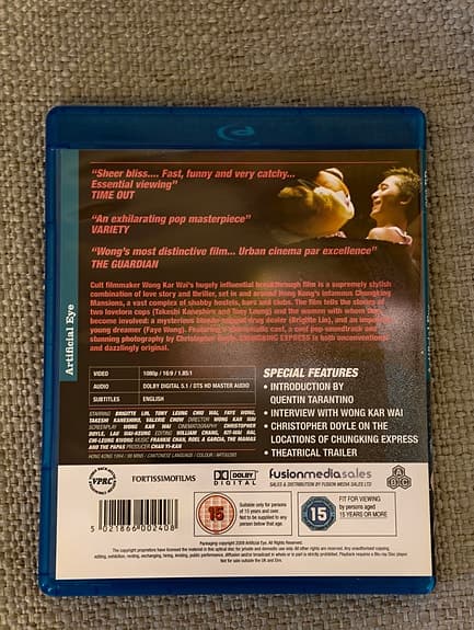Chung-King Express (blu-ray film)