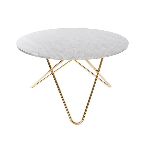 OX Denmarq Big O Table i marmor – Ø120 cm