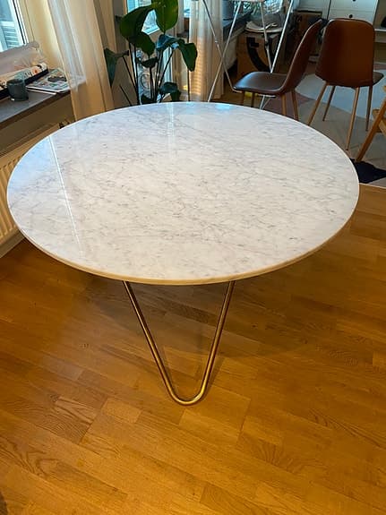 OX Denmarq Big O Table i marmor – Ø120 cm