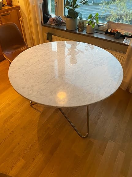 OX Denmarq Big O Table i marmor – Ø120 cm