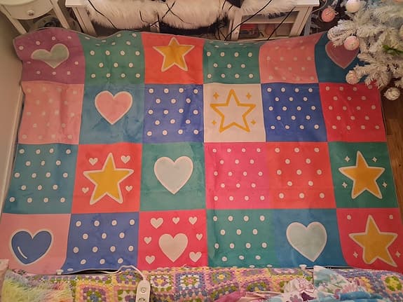 Helt ny patchwork matta 180x250 cm