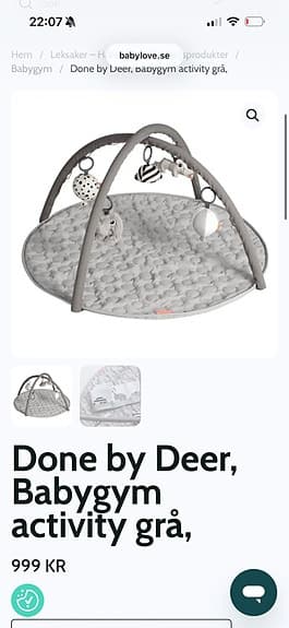 DoneByDeer babygym aktivitetsmatta