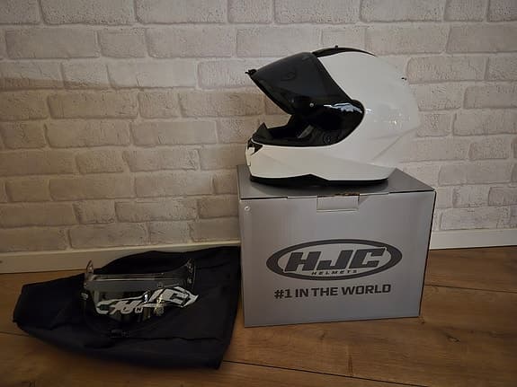 HJC Hjälm C70N - Pärlvit | Helt Ny