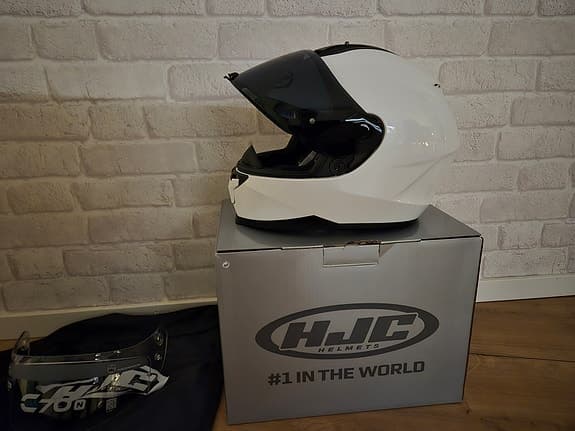 HJC Hjälm C70N - Pärlvit | Helt Ny
