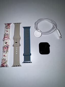 Apple Watch Series 9 (41 mm) i nyskick – 100 % Batterihälsa + extra band!