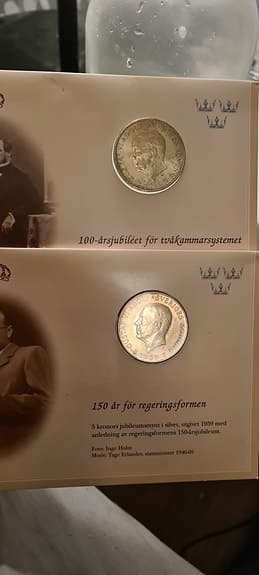Minnesmynt x2 1966,1959