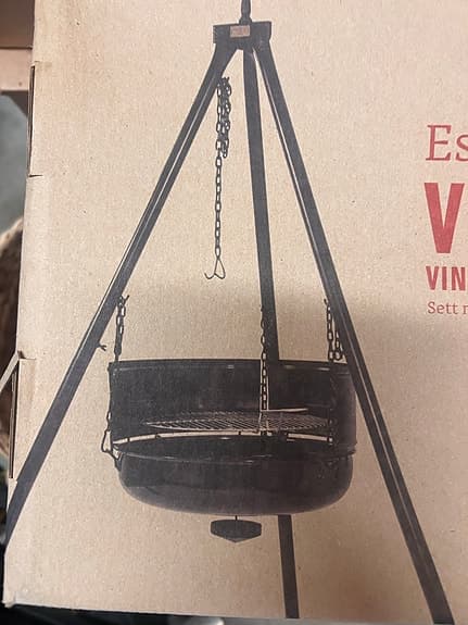 Espegard vindskärm till eldstad/grill