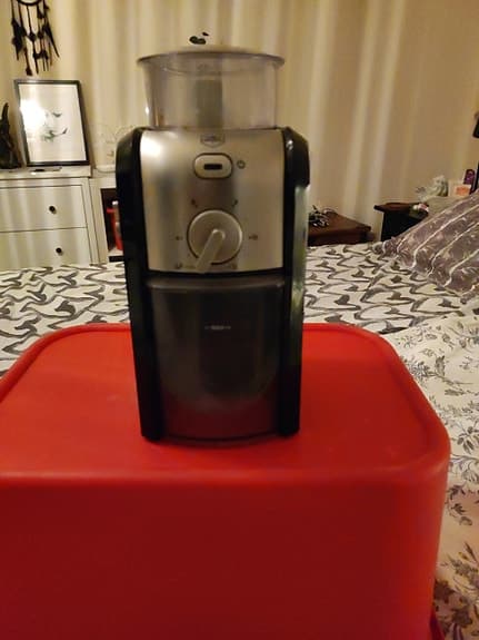 OBH Nordica kaffekvarn svart/silver