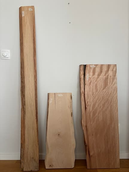 Hyvlade plankor - hyllor, fönsterbrädor, bord, mm.