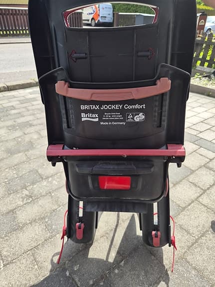 Britax Jockey Comfort cykelsits grå/svart