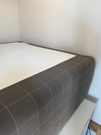 Resårbotten 90x200 cm IKEA Skotterud + sängben i ek