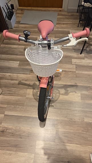 Barncykel 16" rosa unisex
