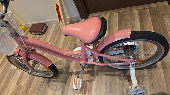Barncykel 16" rosa unisex
