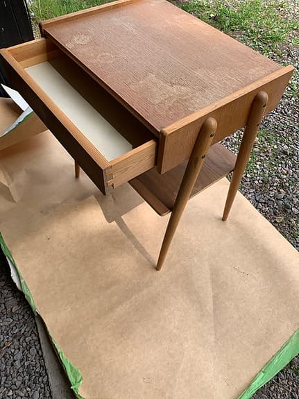 Sängbord med spegel ( Carlström & Co