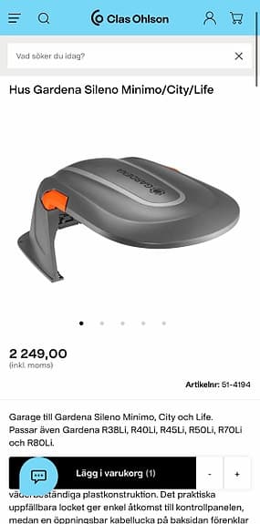 Gardena Sileno Minimo 500 + Garage