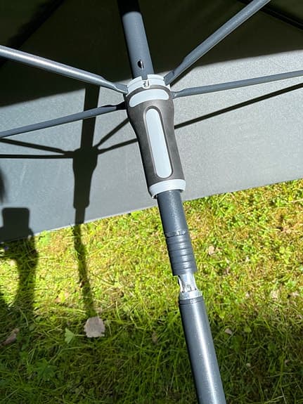 Doppler balkongparaply grå