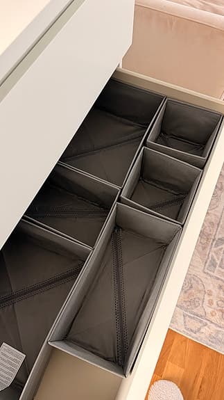 IKEA byrå med 4 lådor vit