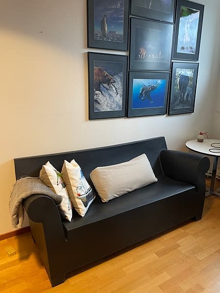 Svart Bubble club soffa
Philippe Starck