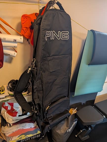 PING Golfresefodral / Resväska för golfklubbor – Nyskick!