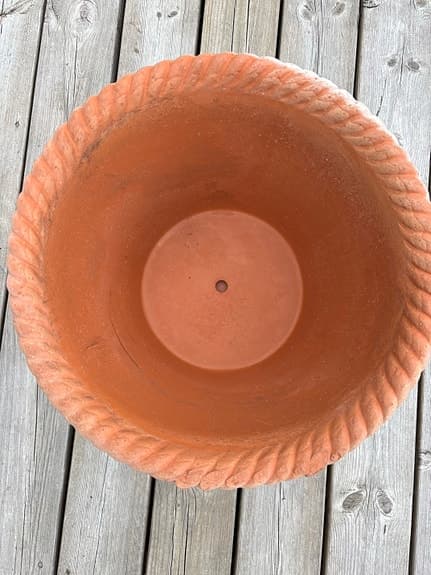 Stor kruka med fat Bergs Potter Emila 35 cm