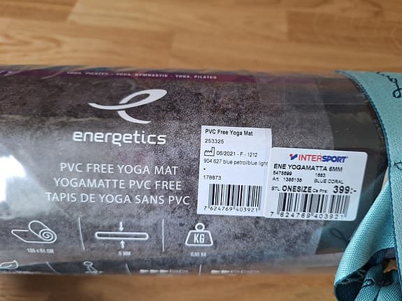 Ny oanvänd yogamatta