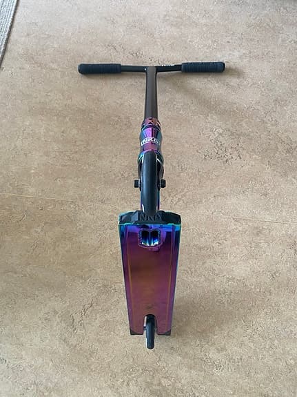 Sparkcykel trick scooter svart/lila