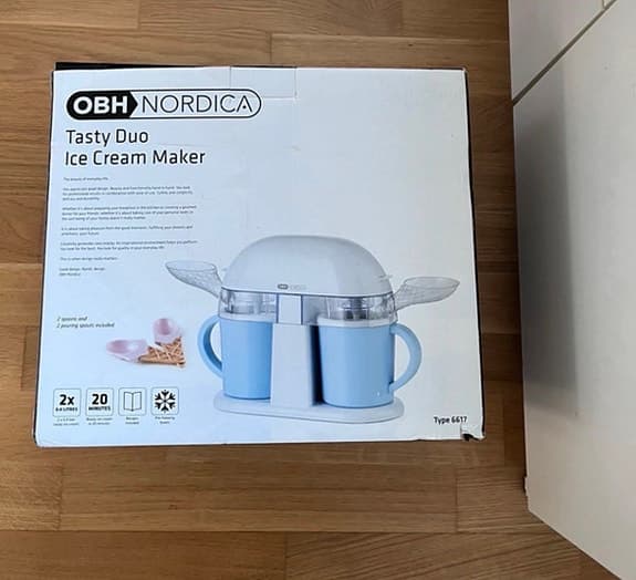 OBH Nordica Tasty Duo glassmaskin