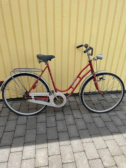 Monark damcykel 28" ram L röd