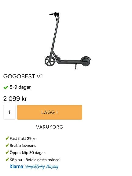 Elscooter för Barn