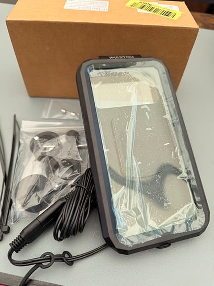 Motocykle phone mount