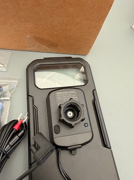 Motocykle phone mount