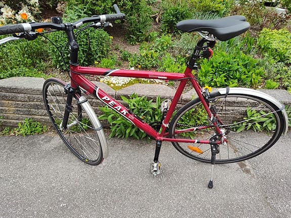 lätt och snabb cykel, Peak,  mindre än 500km använd