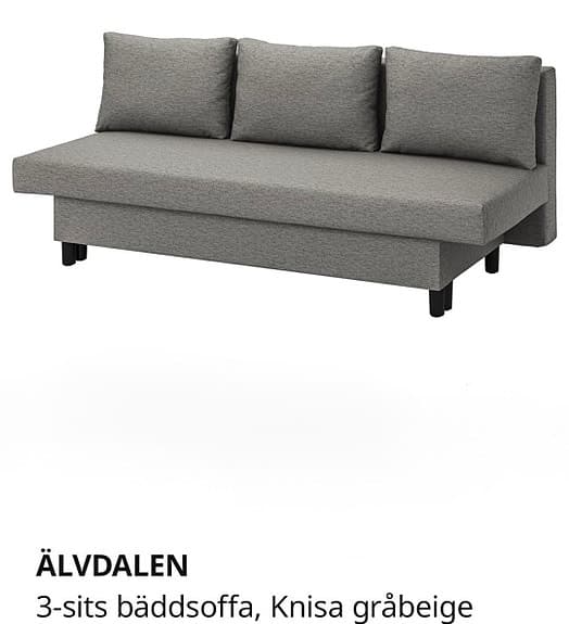 Ikea Bäddsoffa Älvdalen