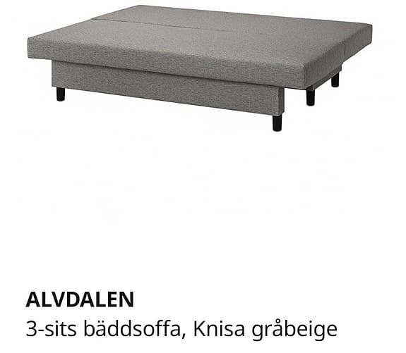 Ikea Bäddsoffa Älvdalen