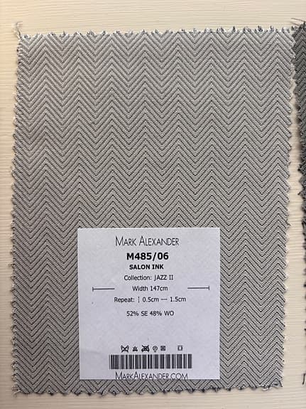 Mark Alexander siden ull tyg Salon Ink 7.6 m