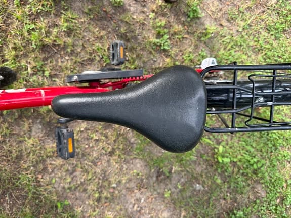 24 tums treväxlad barncykel med hand och fotbroms