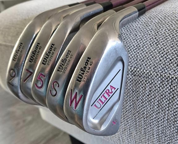 Wilson Ultra System 45 Ladies Järnset 5, 7, 9, S & W / 5 st klubbor