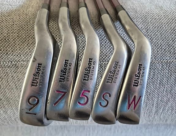 Wilson Ultra System 45 Ladies Järnset 5, 7, 9, S & W / 5 st klubbor