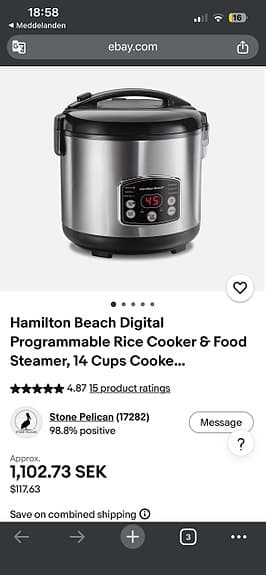 Hamilton Beach digital riskokare
