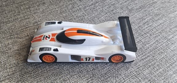 Scalextric bilbana med 4 bilar