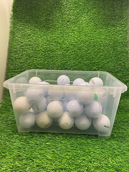 Golfbollar blandade märken vit 42 st