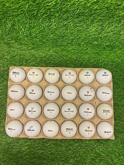 Wilson golfbollar vit 24-pack