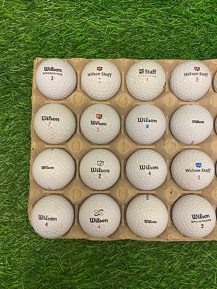 Wilson golfbollar vit 24-pack