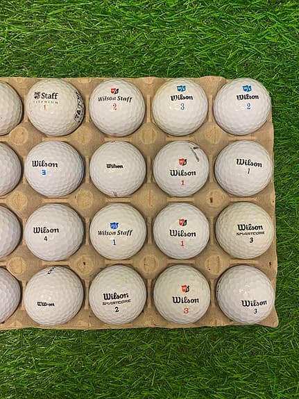 Wilson golfbollar vit 24-pack