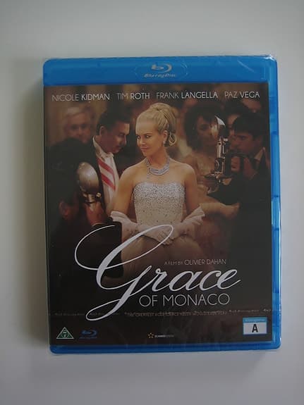 BluRay Grace of Monaco med Nicole Kidman INPLASTAD