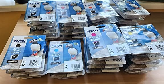 Original Epson bläckpatroner (T3240-T3249) till SureColor SC-P400 - 29 st