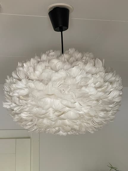 Eos medium vit lampskärm